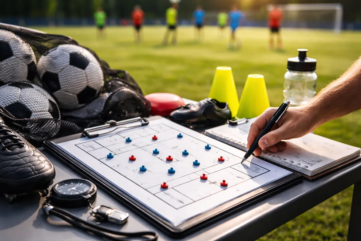 Comment élaborer un plan d'entraînement footballistique hebdomadaire efficace