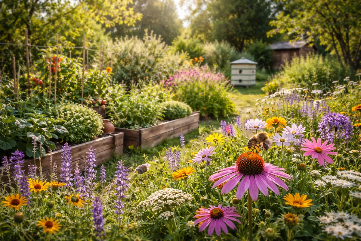 Créer un jardin nourricier pour les abeilles et la biodiversité