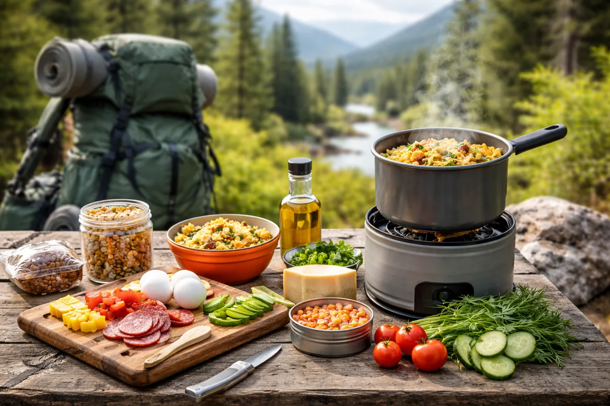 Comment préparer des repas pour une randonnée en pleine nature avec des ingrédients simples
