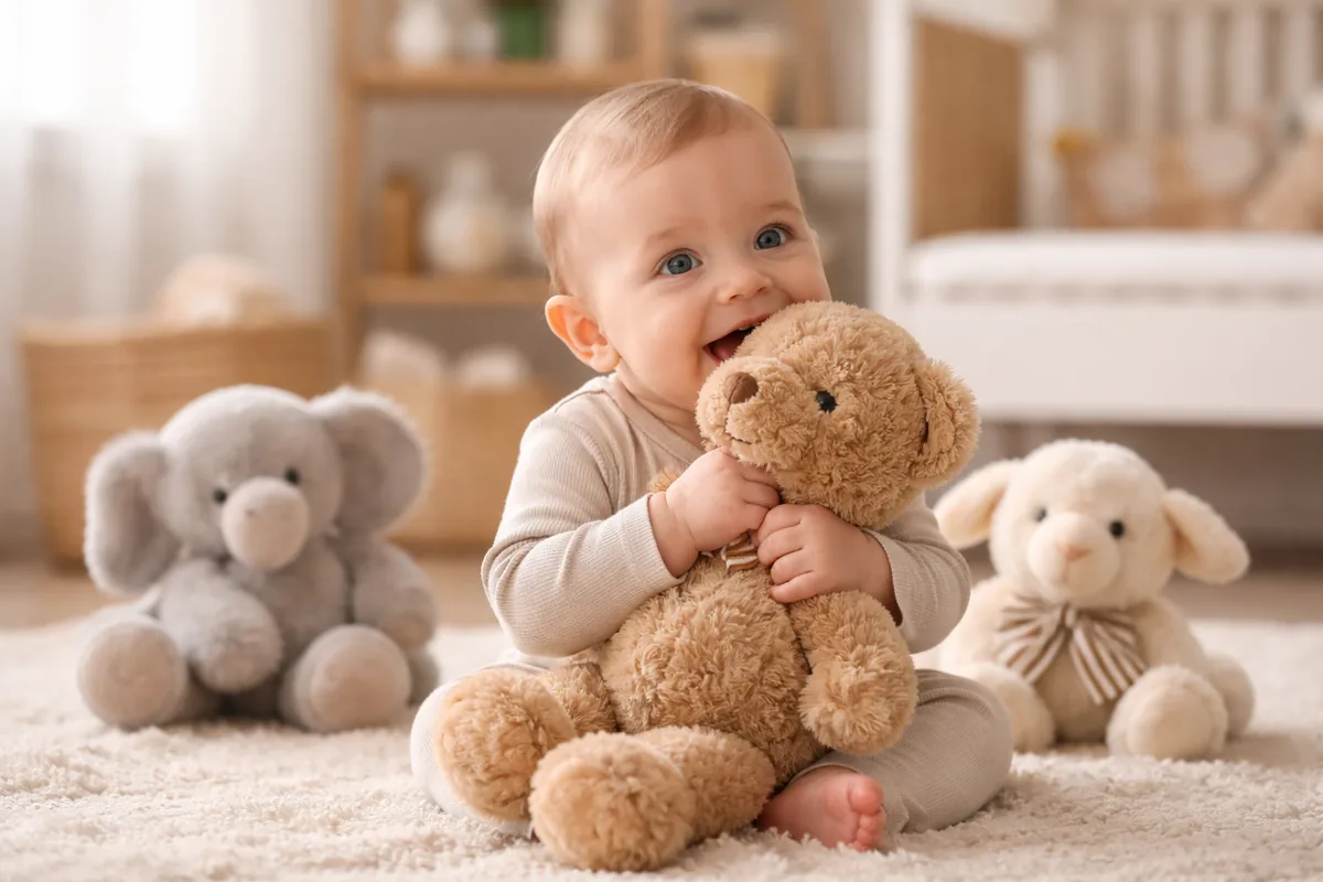 Quel est l'impact des peluches sur le développement émotionnel des bébés