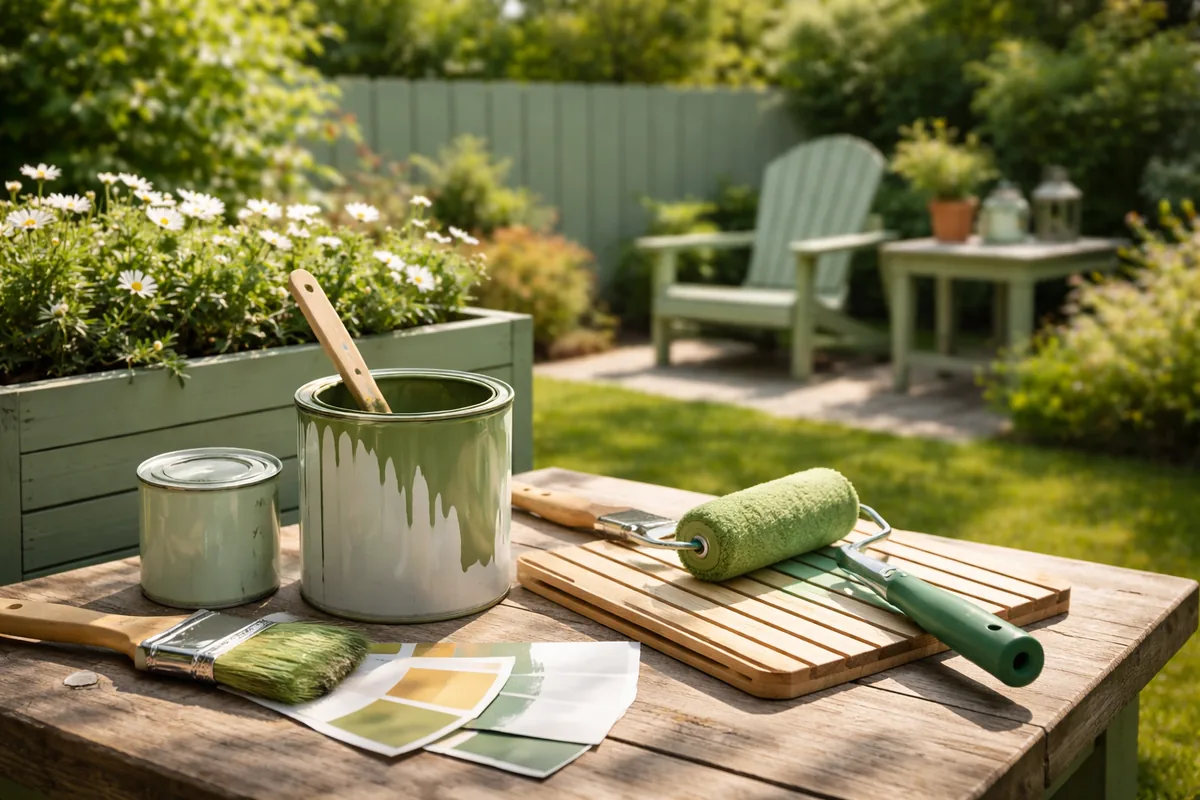 Comment bien choisir la peinture pour rénover son jardin extérieur